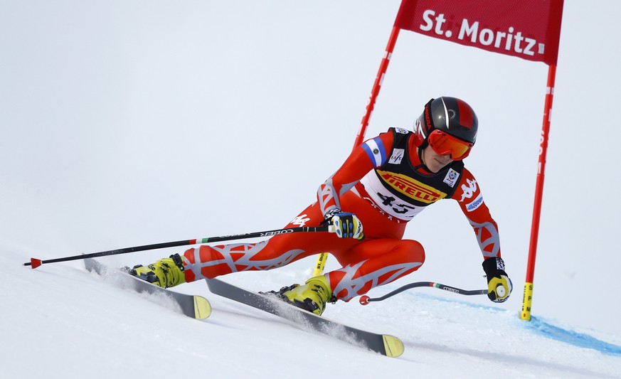 Alpine Skiing - FIS Alpine Skiing World Championships - Women&#039;s Super G - St. Moritz, Switzerland - 7/02/17 - Macarena Simari Birkner of Argentina in action. REUTERS/Dominic Ebenbichler