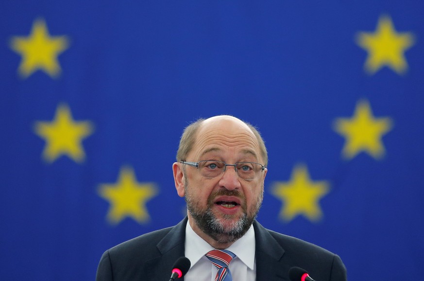 European Parliament President Martin Schulz attends a debate on the last European Summit at the European Parliament in Strasbourg, France, October 26, 2016. REUTERS/Vincent Kessler