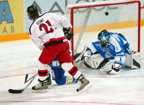 Gegen Finnland gibt es für die Schweiz selten etwas zu feiern. Kevin Romys Treffer 2003 bildet eine Ausnahme.