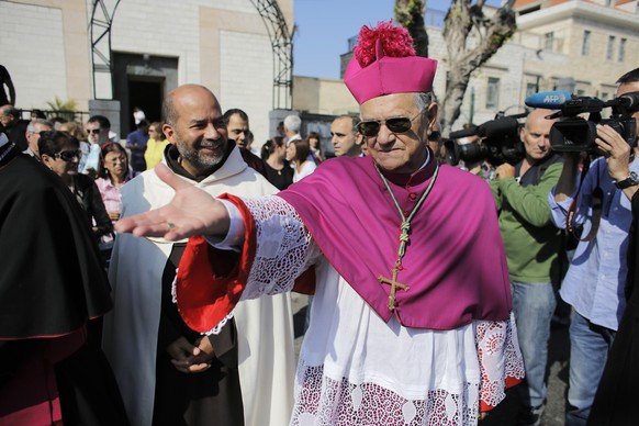 Patriarch Fuad Twal in Jerusalem