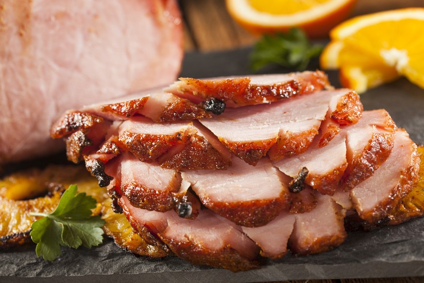 bourbon glazed ham schinken ofenschinken glasiert whisky whiskey