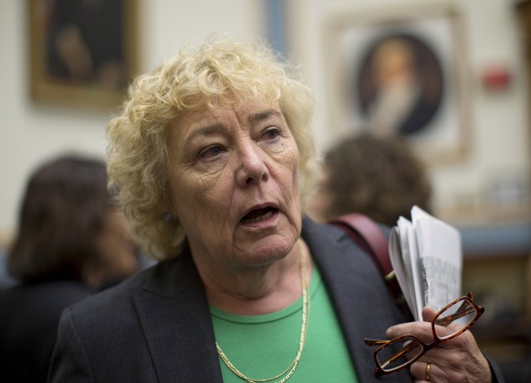 FILE - In this June 18, 2013, file photo, Rep. Zoe Lofgren, D-Calif., talks to reporters on Capitol Hill in Washington. President Barack Obama’s executive actions on immigration left out some of the b ...