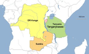 Das Unglück ereignete sich auf dem Tanganjikasee, der zwischen der DR Kongo und Tansania liegt.&nbsp;