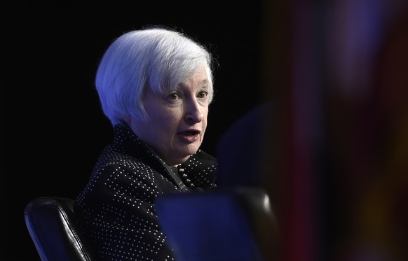 ZUM ENTSCHEID DER US-NOTENBANK FEDERAL RESERVE (FED) IHRE LEITZINSEN ZU ERHOEHEN STELLEN WIR IHNEN FOLGENDES ARCHIV-BILD DER FED-CHEFIN JANET YELLEN ZUR VERFUEGUNG - Federal Reserve Chair Janet Yellen ...