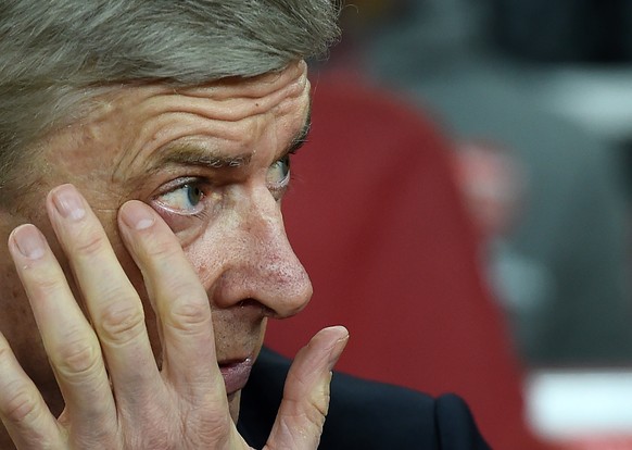 epa05835271 Arsenal manager Arsene Wenger during the UEFA Champions League Round of 16, second leg soccer match between Arsenal FC and Bayern Munich at Emirates stadium in London, Britain, 07 March 20 ...