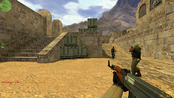 Längst hat die AK-47 Eingang in die Populärkultur gefunden: Screenshot aus dem Computerspiel Counter-Strike.