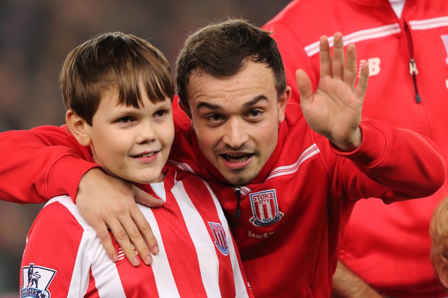 05.01.2016; Stoke-On-Trent; Fussball Capital One League Cup - Stoke City - Liverpool;
Xherdan Shaqiri (Stoke City) 
(Matthew Ashton/freshfocus)