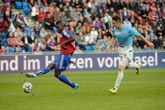 Hier fällt gleich das erste Super-League-Tor von Breel Embolo.