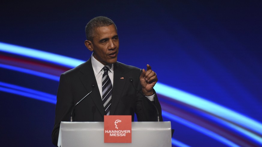 Obama in Hannover.