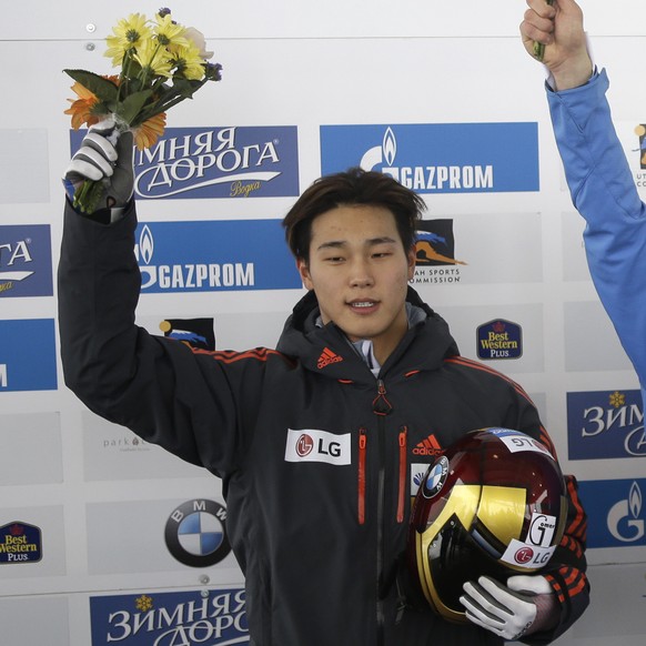 Yun Mitte Januar, als Zweiter des Weltcups in Park City.