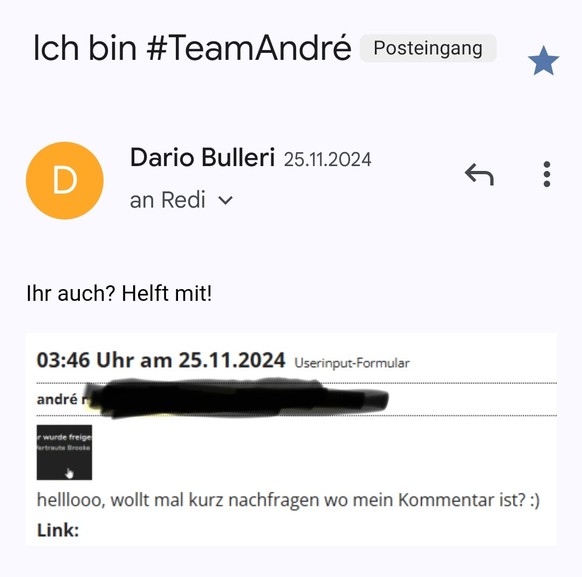 Nachrichten Linkding Dario Kommentare Freischalten