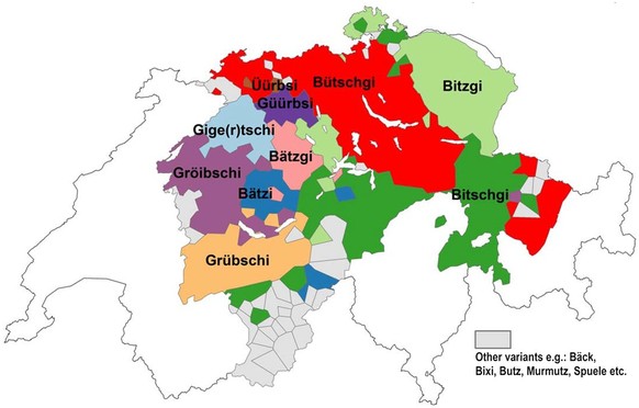 Die&nbsp;Mundart-Varianten für Apfelüberresten sind vielseitig und verraten, woher du stammst.