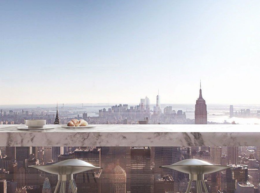 Aussicht aus einer Wohnung in der Park Avenue, New York: Das Quartier der Super-Reichen.