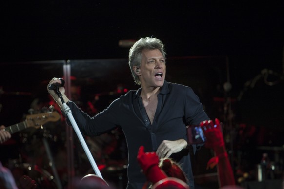 Jon Bon Jovi performs at SiriusXM Presents Bon Jovi Live at the Faena Theater during Art Basel on Saturday, Dec. 3, 2016, in Miami Beach, Fla. (Photo by Jesus Aranguren/Invision/AP)