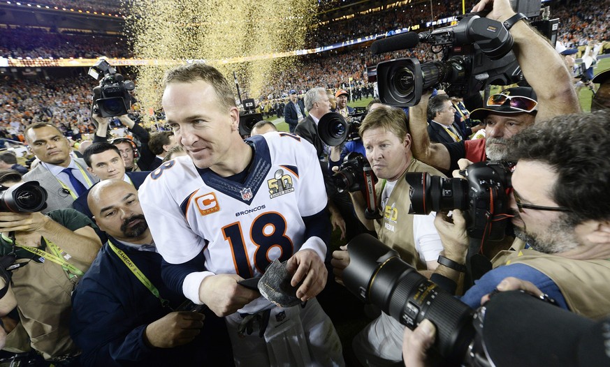 Broncos-Quarterback Peyton Manning nach dem Schlusspfiff.