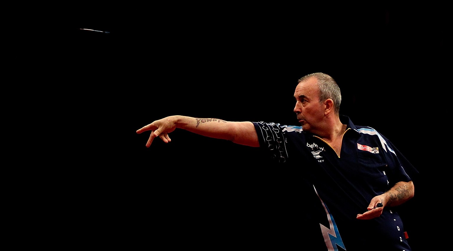 Der alte Mann und die Pfeile: Phil Taylor.