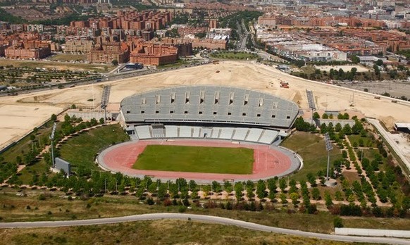 So hat das Estadio Olimpico de Madrid vor dem Umbau ausgesehen.