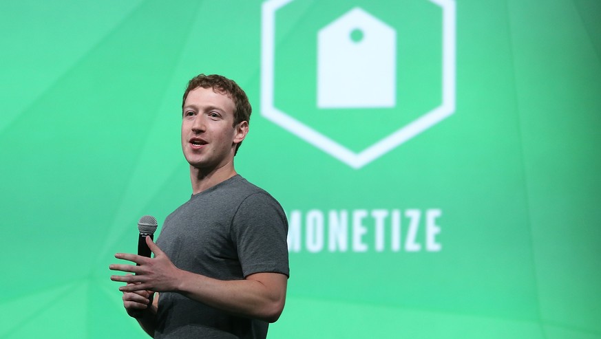 Eigentlich müsste Mark Zuckerbergs Facebook grün statt blau sein. Wie die Dollars, die der US-Konzern mit Online-Werbung verdient.