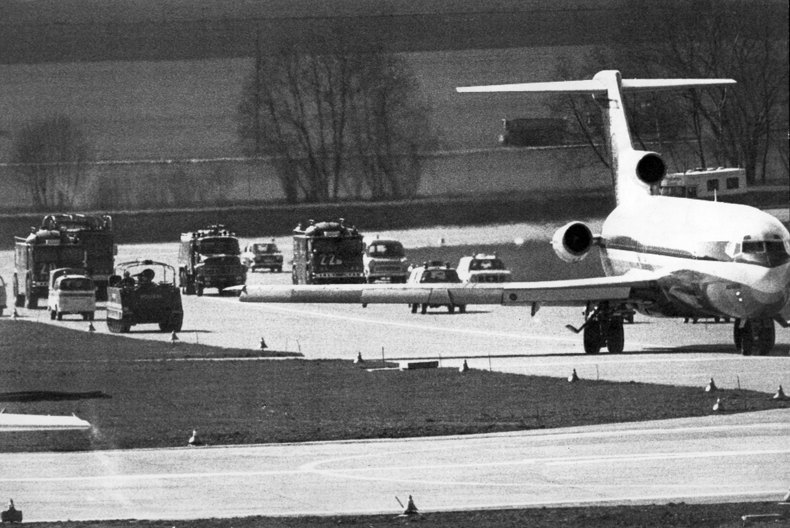 Am 14. März 1977 wurde ein Iberia-Flugzeug entführt. Bei einer Zwischenlandung in Zürich konnte der Täter verhaftet werden.