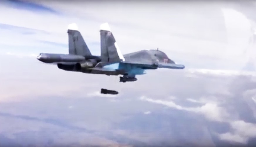 Russischer Kampfjet über Syrien.