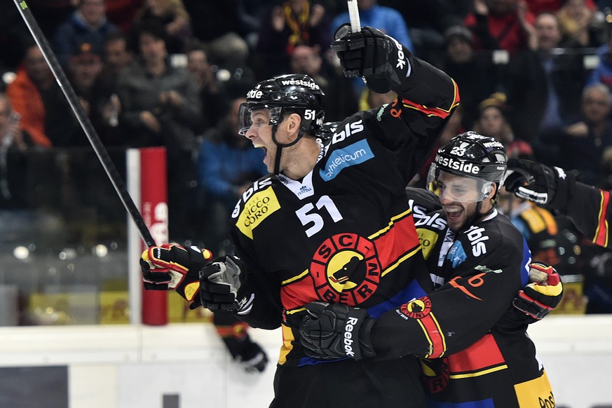 Unbändiger Jubel bei Ryan Gardner nach seinem wegweisenden Tor zum 3:1.