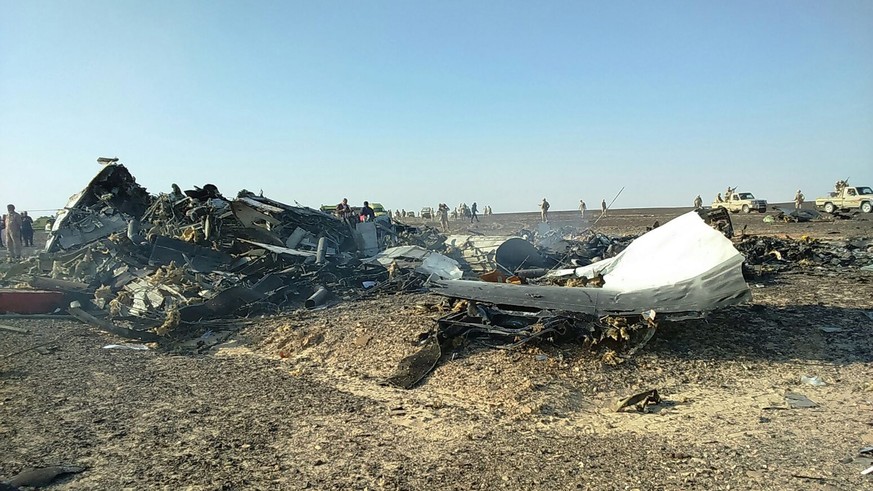 Führte eine Bombe zum Absturz der russischen Metrojet? 