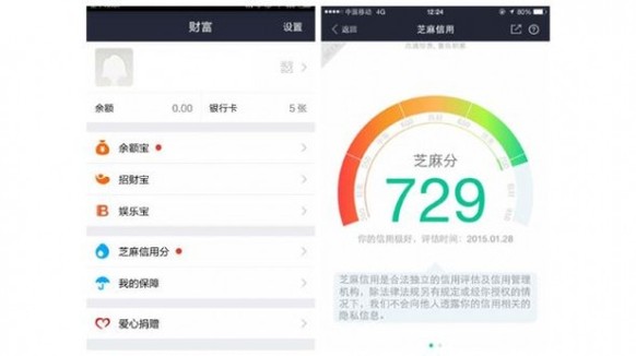 Auf Social Media geben Chinesen mit ihrem Score an.