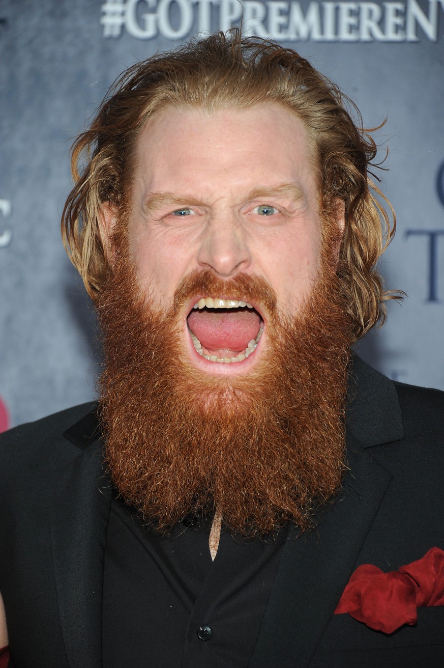 NEW YORK, NY - MARCH 18: Actor Kristofer Hivju attends the &quot;Game Of Thrones&quot; Season 4 New York premiere at Avery Fisher Hall, Lincoln Center on March 18, 2014 in New York City. (Photo by Jam ...