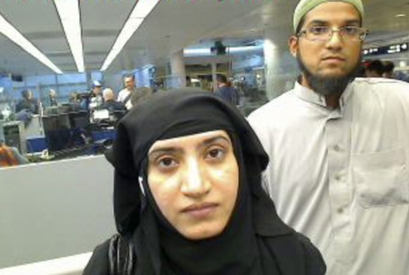 Attentäter Sayed Farook, Tashfeen Malik (l.)&nbsp;