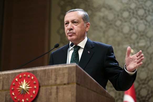 Der türkische Präsident Recep Tayyip Erdogan sagte der PKK den Kampf an.