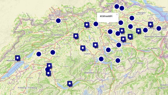 In der Schweiz tauchen seit einer Woche immer mehr offene WLANs mit dem Namen #CHFreeWiFi auf.&nbsp;