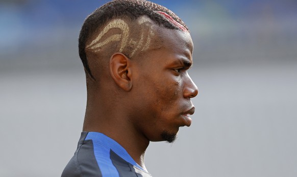 Ein Markenzeichen von Pogba: Seine speziellen Frisuren.