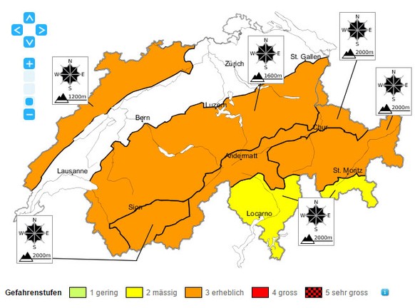 Zum aktuellen ﻿Lawinenbulletin des WSL-Institut für Schnee- und Lawinenforschung SLF &gt;&gt;﻿&nbsp;