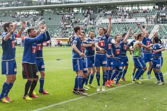Sportlich gab es für die Spieler des FC Luzern Ende Saison etwas zu feiern.