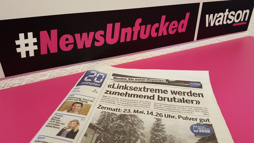 Titelseite von «20 Minuten» am 24. Mai 2016.