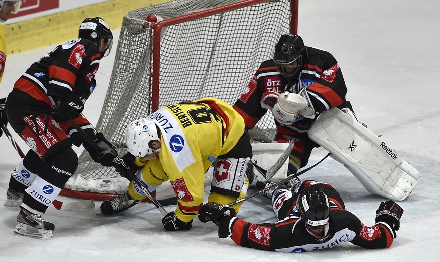 Die Thuner wehren sich gegen den SC Bern mit Händen und Füssen – vergebens.