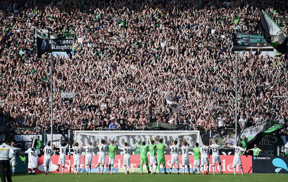 Der Borussia-Park in Gladbach fasst über 54'000 Zuschauer.