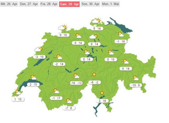 Sonnig und wärmer soll es am Samstag werden.