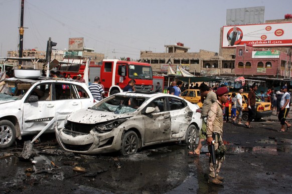 Terror am 17. Mai 2016 in Baghdad.