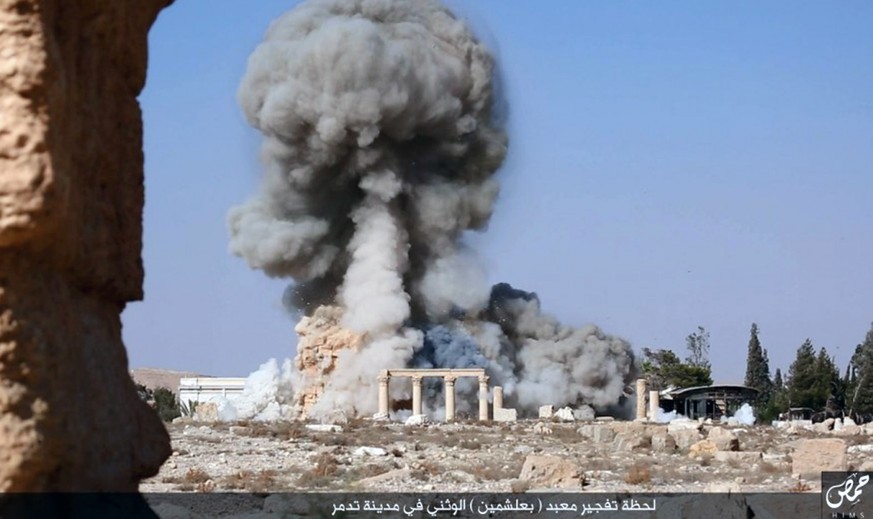 «Diese Explosion hätte sogar ein Gehörloser gehört»: Zerstörung in Palmyra.