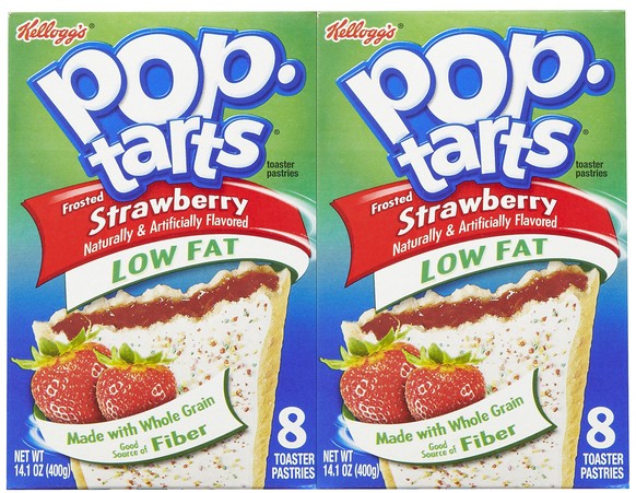 Kelloggs low fat pop tarts fettfrei fertigfood