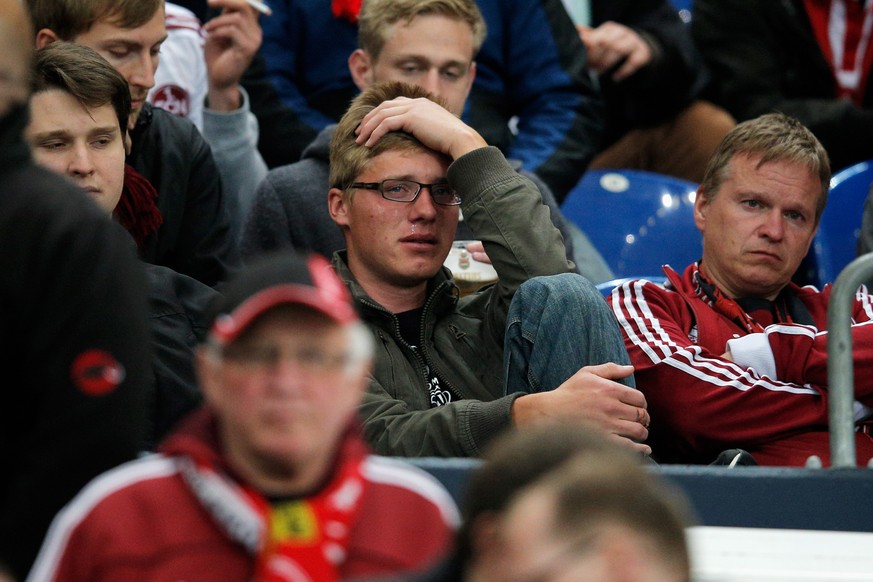 Leiden gewohnt: Fans des 1. FC Nürnberg.