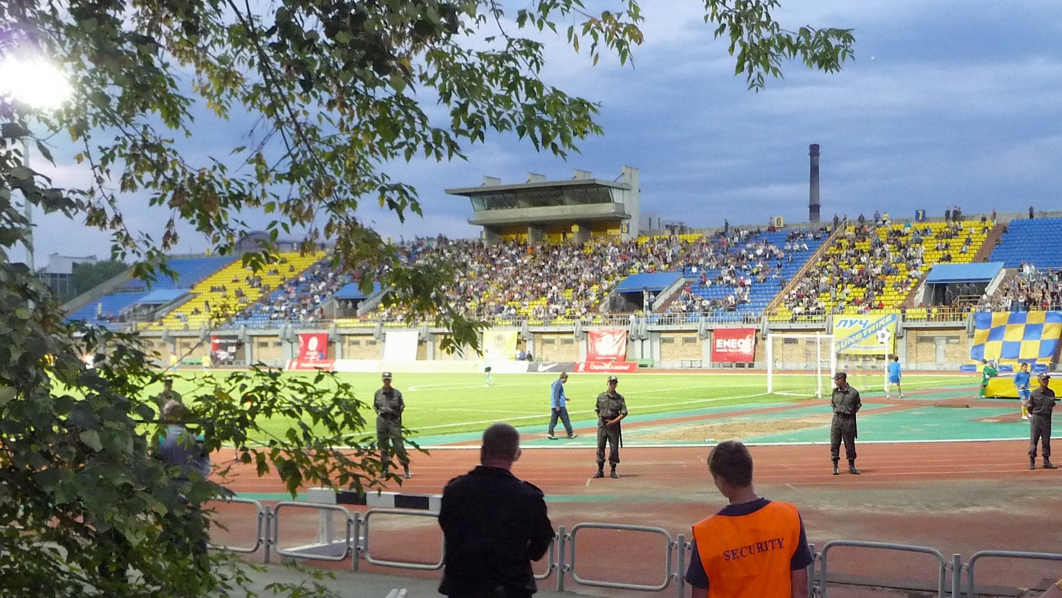 Das Dynamo-Stadion in Wladiwostok: abgelegen im Osten Russlands.