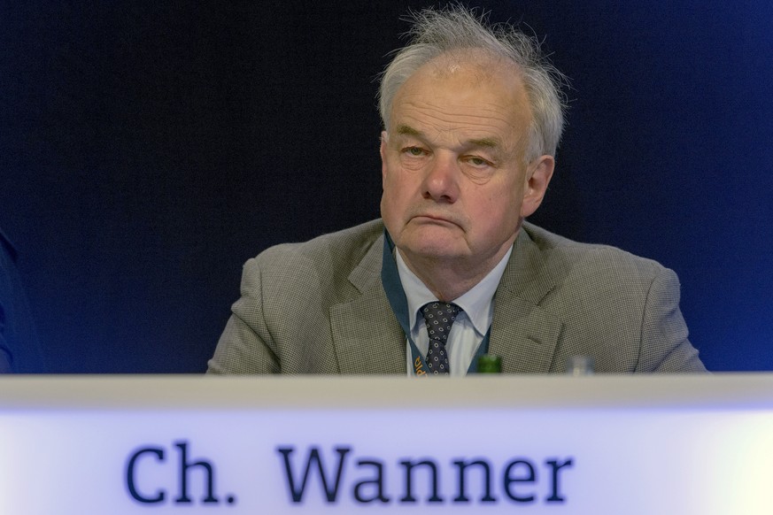 Christian Wanner, Vizepraesident des Verwaltungsrates, fotografiert an der siebten ordentlichen Generalversammlung der Alpiq Holding AG in der Stadthalle Kleinholz in Olten am Donnerstag, 30. April 20 ...