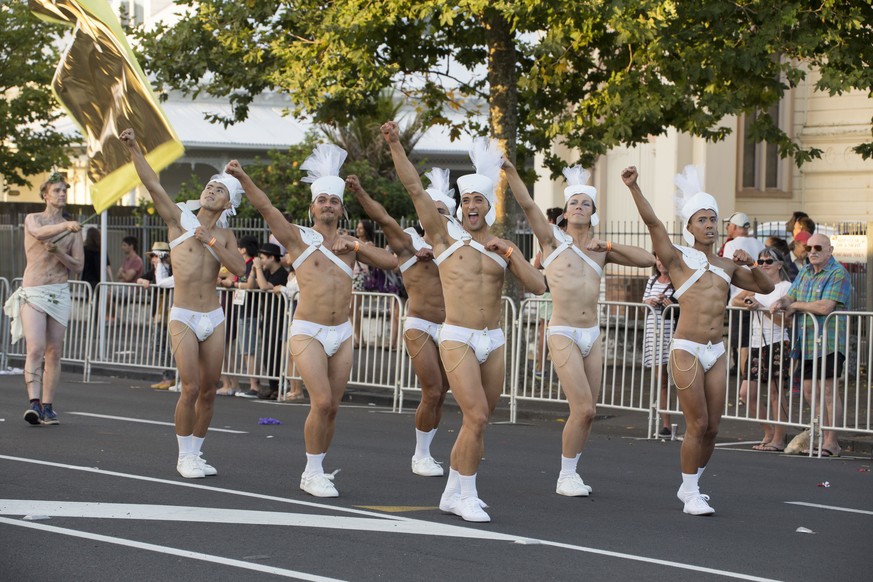 Gut zu beobachten an der jährlichen Pride Parade in Auckland.