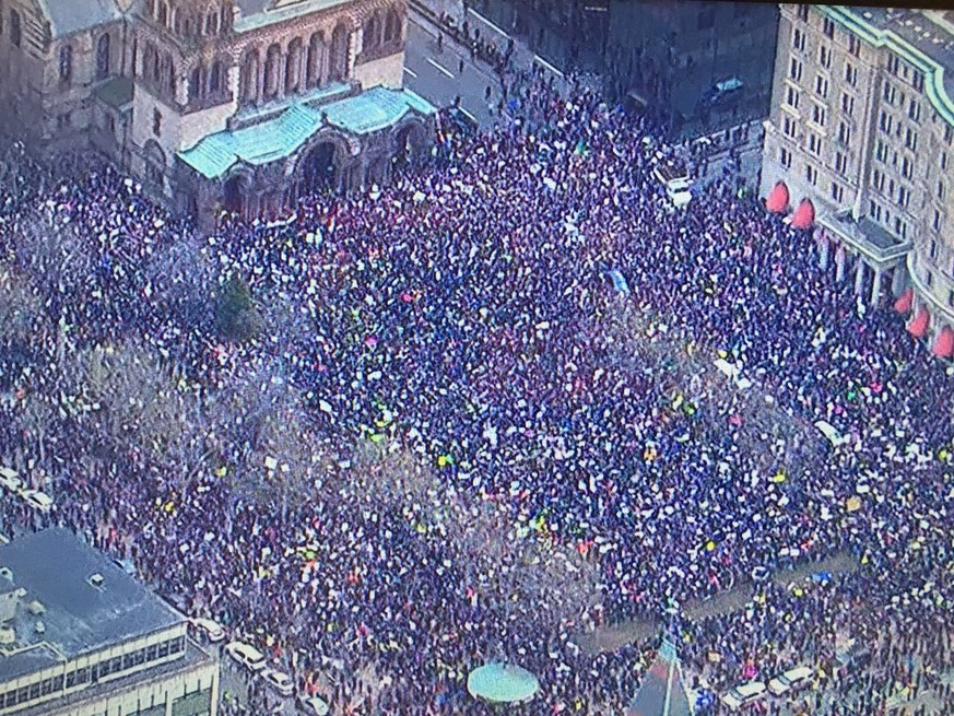 Proteste gegen Trumps Einreise-Regime in Boston.