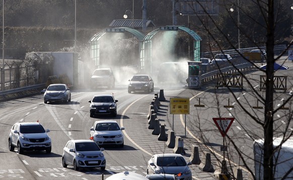 Grenzposten zwischen Kaesong und Südkorea: An Kontrolle und Quarantäne vorbei.