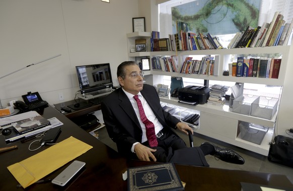 Partner of the Panama-based law firm Mossack Fonseca, Ramon Fonseca sits in his office in during an interview in Panama City, Thursday, April 7, 2016. Fonseca, a co-founder of Mossack Fonseca, one of  ...