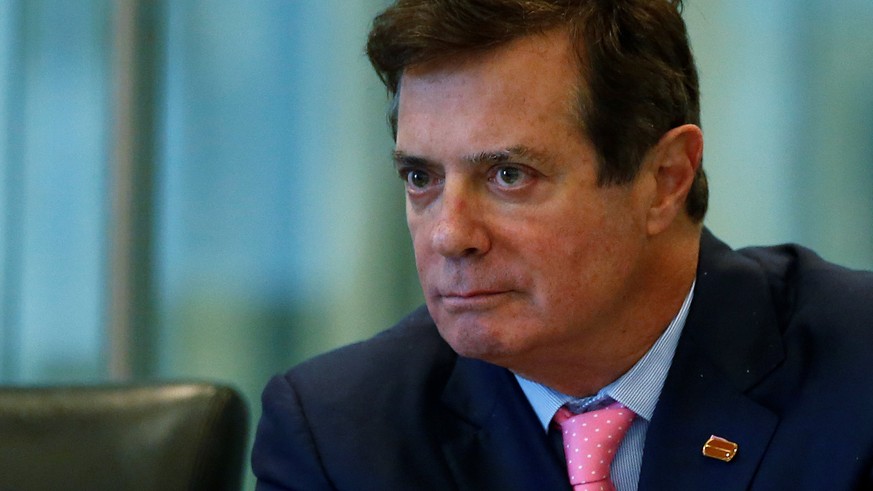 Paul Manafort of Republican presidential nominee Donald Trump&#039;s staff listens during a round table discussion on security at Trump Tower in the Manhattan borough of New York, U.S., August 17, 201 ...