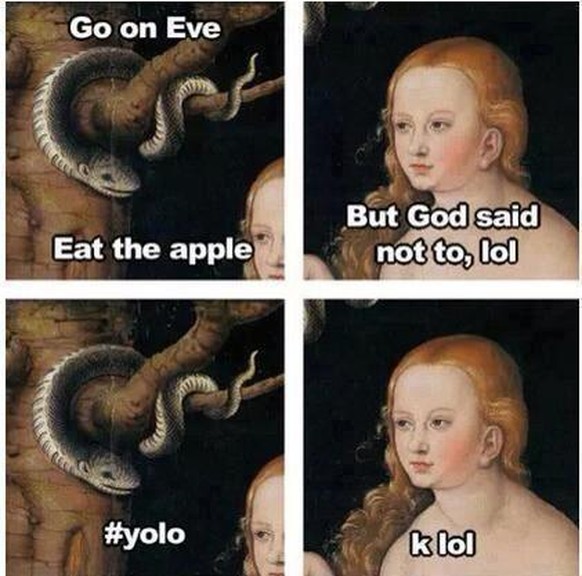Böse, böse Eva!